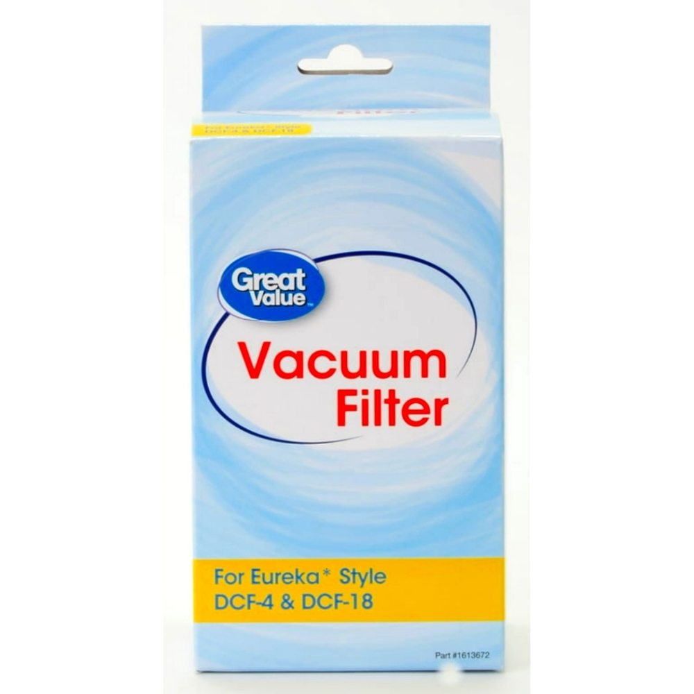 Great Value Eureka Style DCF-4 & DCF-18 Vacuum Filter
